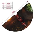 thumbnail image 3 of Sikiie Cozy Tree Hole Cabin 30-48 inches {designName} Print Christmas Tree Skirt Snowman Xmas Tree Skirt with Edge Christmas Decorations for Holiday Party-48", 3 of 7