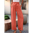 thumbnail image 7 of Women'S Wide Leg Lounge Pants Coral Red M, 7 of 7