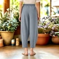 thumbnail image 5 of Nilvkv Girls Lightweight Pants, Girls Sweatpants, Solid Color Loose Fit Joggers with Elastic Waist and Side Pockets for Summer Casual Days Gray 14-15 Years, 5 of 9
