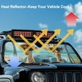 thumbnail image 5 of Uorisanigo Windshield Sun Shade,Car Sunshade for Rubicon Sahara TJ JK JKU 2 Door & 4 Door,Beach Giraffe Driving Print Sun Shade Windshield Cover for Jeep,UV Ray & Heat Block Heat Shield, 5 of 7