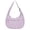 Lightpurple, variant on Small Puffer Crescent Shoulder Bag for Women, Nylon Quilted Puffy Crossbody Purse, Cute Hobo Shoulder Handbags (Lightpurple)