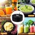 thumbnail image 4 of OUNONA Juicer Machines Replacement Parts 250W Blender Crossblades Black Metal Juicing Kitchen Use 1Pack, 4 of 4