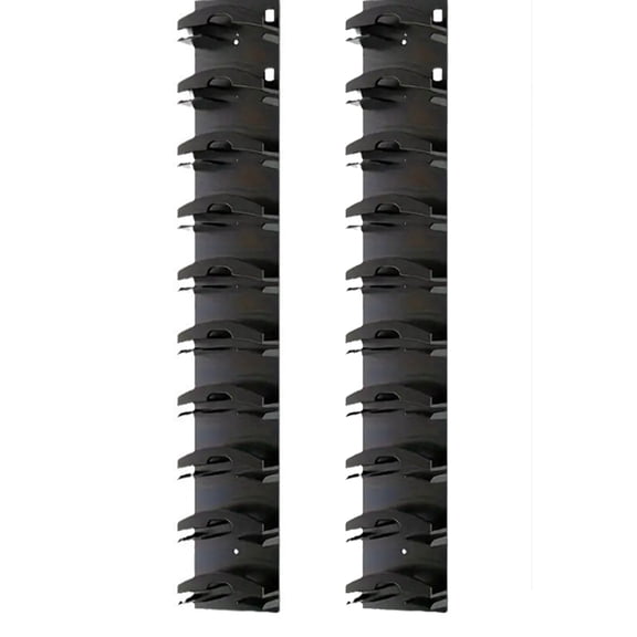 2PCS Hat Organizer for Baseball Caps Hat Rack for Wall with Strong Adhesive Hold Up to 20 Hats,Hat Hanger Holder Display