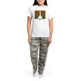 thumbnail image 4 of CafePress - Generic_Borzoi Women's Light Pajamas - Women's Short Sleeve Print T-Shirt and Pants Light Cotton Pajama Set, 4 of 7