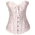 thumbnail image 1 of Tube Top Jacquard Gothic Palace Corset Waistcoat Shapewear Corset, 1 of 3