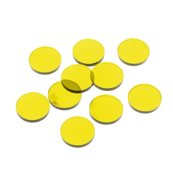 10Pcs Billiard Pool Cue Tips Clear Acrylic Replacement Tip Pools Tips for Snookers Pool