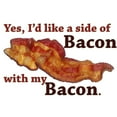 thumbnail image 2 of CafePress - Side Of Bacon Throw Blanket - Soft Fleece Throw Blanket, 50"x60" for All Ages, 2 of 2