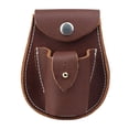 thumbnail image 4 of Bolsa para tirachinas al aire libre, bolsa para catapulta, riñonera para caza, bolsa para tirachinas, funda, funda 2 en 1, cuero duradero, munición negra, 4 of 5