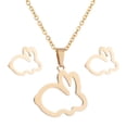 thumbnail image 1 of PVCS Women's Fashion Pendant Earring Set Color Clavicle Necklace Exquisite Earrings, 1 of 4