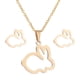 thumbnail image 1 of Xihbxyly Conjunto de Joyería de Moda, Elegante Collar con Colgante, Impresionante Colección de Aretes, Llamativo Par de Accesorios, Regalo para Fiesta, Boda, Compromiso, Estilo para Ocasiones Especia, 1 of 4
