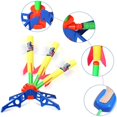 thumbnail image 3 of POINTERTECK Kid Air Rocket Launcher Toy Gift + 6 Foam Rockets for Boy Girl Age 3+, 3 of 8