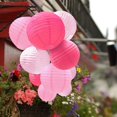thumbnail image 5 of JUMRHFAN 12 Pcs Pink Party Paper Lanterns Romantic Decorations Rose Red and Pink Round Chinese Paper Lanterns for Wedding Birthday Party Valentine's Day Engagement Baby Showers Decoration, 5 of 7