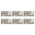 thumbnail image 2 of 6 Sheets of Pebble Pattern Wall Stickers Waterproof Wallpaper Oilproof Stickers, 2 of 3