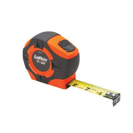 UPC: 0037103307293 | Lufkin PHV1425DN 1  X 25  Engineer s Hi-Viz® Orange P1000 Measuring Tape