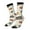 2 Black-1, variant on Retro Vintage Tape Crew Socks for Men & Women, Breathable Casual Athletic Ankle Socks