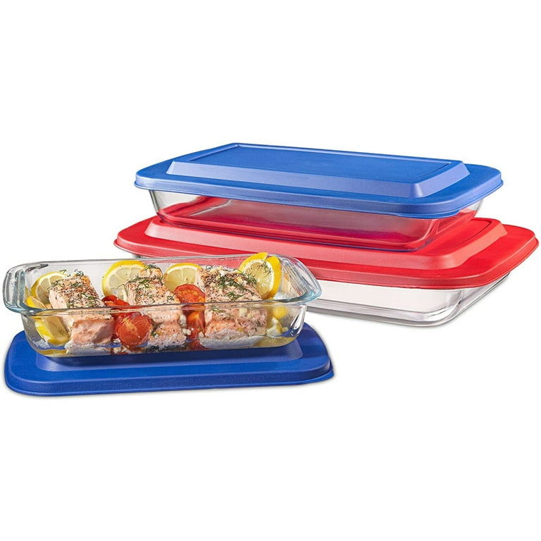 BOVADO USA Round Food Storage Container Set with Leak