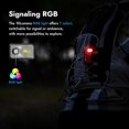 thumbnail image 5 of Rechargeable EDC Flashlight, Powerful RGB Flashlights, 400 Lumen Portable Mini Flat Flashlights, IP68 Waterproof Multi-Mode Magnetic Flashlight for Ca, 5 of 5