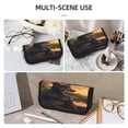 thumbnail image 5 of Bingfone Fluorescent Wolf Print Pencil Case Large Capacity Pencil Pouch Pen Bag Office Stationery Organizer Multifunctional Pencil Bag for Women & Men, 5 of 6