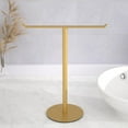 thumbnail image 3 of NIFFGAFF Towel Rack T-Shape Hand Holder for Bathroom, Headband and Lightweight Bathroom Racks, Kitchen Gold Holder,Stainless Steel Waterproof Counter Organizer, 3 of 8
