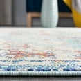 thumbnail image 3 of SAFAVIEH Madison Joandra Vintage Floral Runner Rug, Navy/Light Blue, 2'2" x 22', 3 of 10