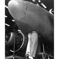 thumbnail image 2 of Two Women Workers Standing Through The Bombardier'S Hatch At The Vega Aircraft Plant. Burbank History, 2 of 2