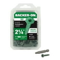 thumbnail image 5 of Backer-On 5015542 No.9 x 2.25 in. Star Round Head Climacoat Steel Cement Board Screws - Pack of 100, 5 of 5
