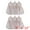 Khaki-Bear, variant on Unique Bargains 6 Pack Cute Animal Hand Towels with Hanging Loop White-Bear
