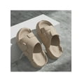 thumbnail image 6 of Gomelly Womens House Slippers Open Toe Slides Thick Sole Shower Shoes Breathable Slipper Socks Beach Bathroom Sandals Coffee 9.5-10, 6 of 7
