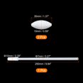 thumbnail image 2 of Unique Bargains 1 Set Magnetic Stirrer Set,2pcs Olive Shape and 1pcs Straight Bars,White, 2 of 6