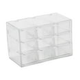 thumbnail image 2 of Mini Drawer Organizer Jewelry Storage Box Holder for Women Girls Small Organizer 9 Drawers, 2 of 7