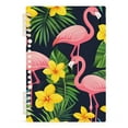 thumbnail image 7 of FORMRS 1-Subject Spiral Notebook 8" x 5" College Ruled 60 Refillable Sheet A5 Hard Cover, Flamingo Pattern, 7 of 7