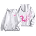 thumbnail image 2 of Miaoju Women Cotton Solid Oversize Hoodie Zipper Up Women Hoodies Cotton Pullover, 2 of 7