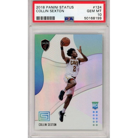Graded 2018-19 Panini Status Collin Sexton #124 Rookie RC Basketball Card PSA 10 Gem Mint