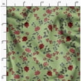 thumbnail image 2 of Soimoi Green Fabric - By the Yard - 42 Inch Wide - Florals Print Fabric - Elegant and Timeless Patterns for Fashion and Home Decor Printed Fabric, 2 of 6