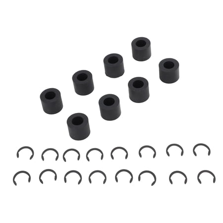 Suodoka 26pcs Replacement Spare Rubber Rollers for Maker 3 Prevent Slipping Mat Guide Spare Wheel with 16 Fixing Rings (7.00 inches / 17.78 cm)