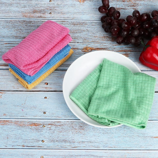 Acheter 3 pièces torchon de vaisselle en forme de Fruit chiffons