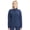 Navy, variant on Infinity Womens Zip Front Scrub Jacket, Contemporary Fit, Stand-Up Collar, 2 Pockets, Back Yoke Seams - IN320A, M, Navy
