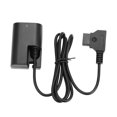 thumbnail image 3 of Acouto D-Tap Cargador macho a LP-E6 Adaptador de cable de alimentación de batería Acoplador de CC Reemplazo de batería ficticia para cámaras Canon 5D II/III/IV 5DSR 6D 6DII 60D 70D 80D 7D 7DII DSLR Ecomeon no, 3 of 5