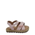 thumbnail image 2 of Wonder Nation Baby Girls Espadrille Sandals, Pink, 2-6, 2 of 7