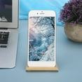 thumbnail image 4 of Wooden Tablet PC Holder, Tablet PC Holder,  Edge Wooden Mobile Phone Stand Simple Design Double-Sided Walnut For Students Birthday Present, 4 of 8