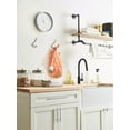 thumbnail image 4 of Amerock Vinland Transitional Double Prong Satin Nickel Wall Hook, 4 of 9
