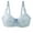Blue, variant on Bras for Women Lace with Steel Ring Solid Color Double Breasted Push Up Bra Womens Bras Sports Bra Black XXL