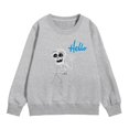 thumbnail image 4 of Pimfylm Boys Girls Fall Winter Sweatshirts,Toddler Kids Knit Turtleneck Sweater Soft Solid Warm Pullover Sweater Long Sleeve Shirts, 4 of 4