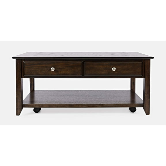 Jofran Modern Espresso Four Drawer 44" Coffee Table