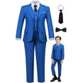 thumbnail image 7 of Lycody 6pcs Boys Suit Set Slim Fit Kids Formal Suits  for Teen and Kids Toddler Tuxedo Wedding Ring Bearer Outfit Prom Party Classic Suits, 7 of 7