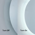 thumbnail image 2 of LUXMOD LED Lighted Bathroom Wall Mounted Mirror with High Lumen+Anti-Fog Separately Control+Dimmer Function, 2 of 8
