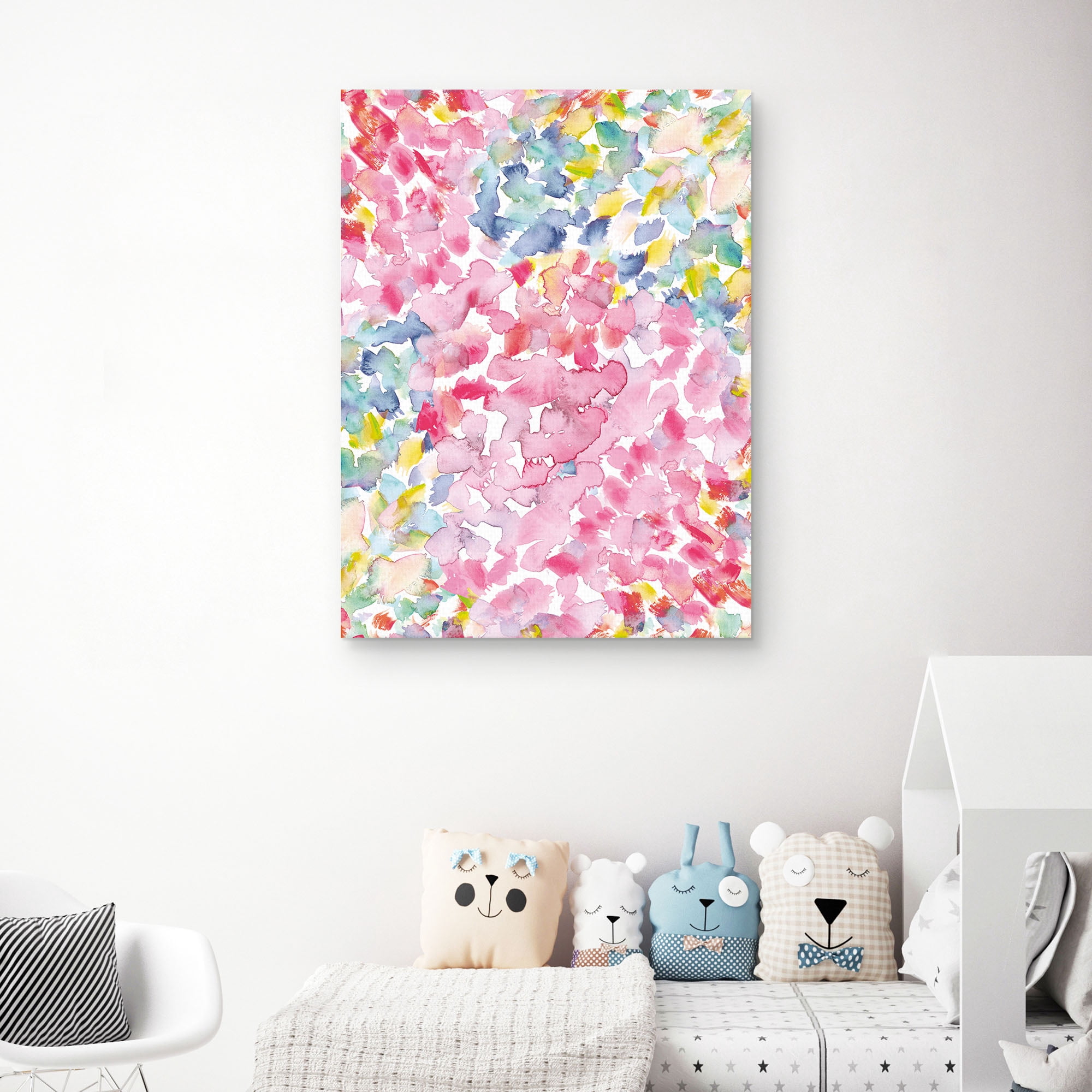 Dancing Shapes by Willowbrook Fine Art Canvas Art Print