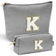 thumbnail image 1 of Regalos YOOLIFE para adolescentes: Neceser de maquillaje personalizado con inicial | Bolsa de viaje | Negro, 1 of 5