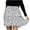 White, variant on OAVQHLG3B Vintage Women Skirts Solid Color Floral Leopard Polka Dots Print Fashion Casual Bandage Ruched Elastic Waist Skirts