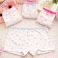 thumbnail image 1 of 4 unids/lote de ropa interior para niños de 2 a 12 años, bragas de algodón de alta calidad para niñas, calzoncillos bóxer para niños con patrón de gato bonito, pantalones suaves para niñas Tan Jianjun unisex, 1 of 2